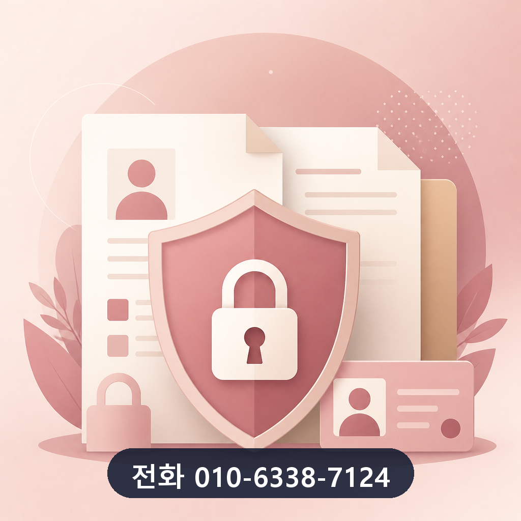 카드 현금화 업체 개인정보 보호 이미지